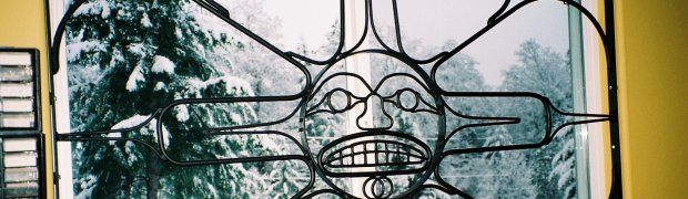 One of Kind peices:
studio window security art by Leanne and Jorge Vidal