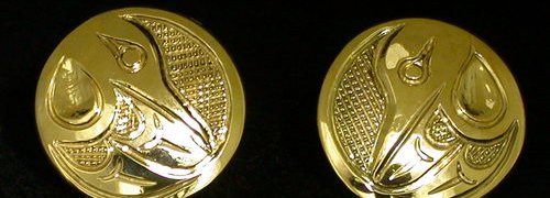 Earrings:
Humming bird stud 1"