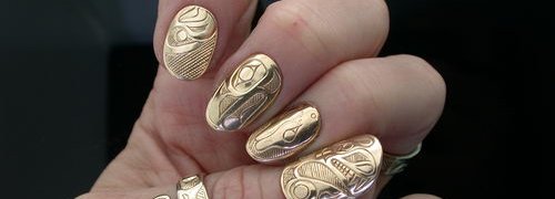Original Nail Art:
Leanne 14k nail totems